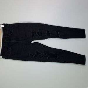 AMERICAN Eagle black next level stretch size 2 curvy high rise jeggings